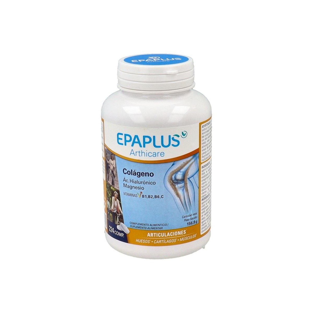 Epaplus Colageno+Hialur+Mg 224 Comp