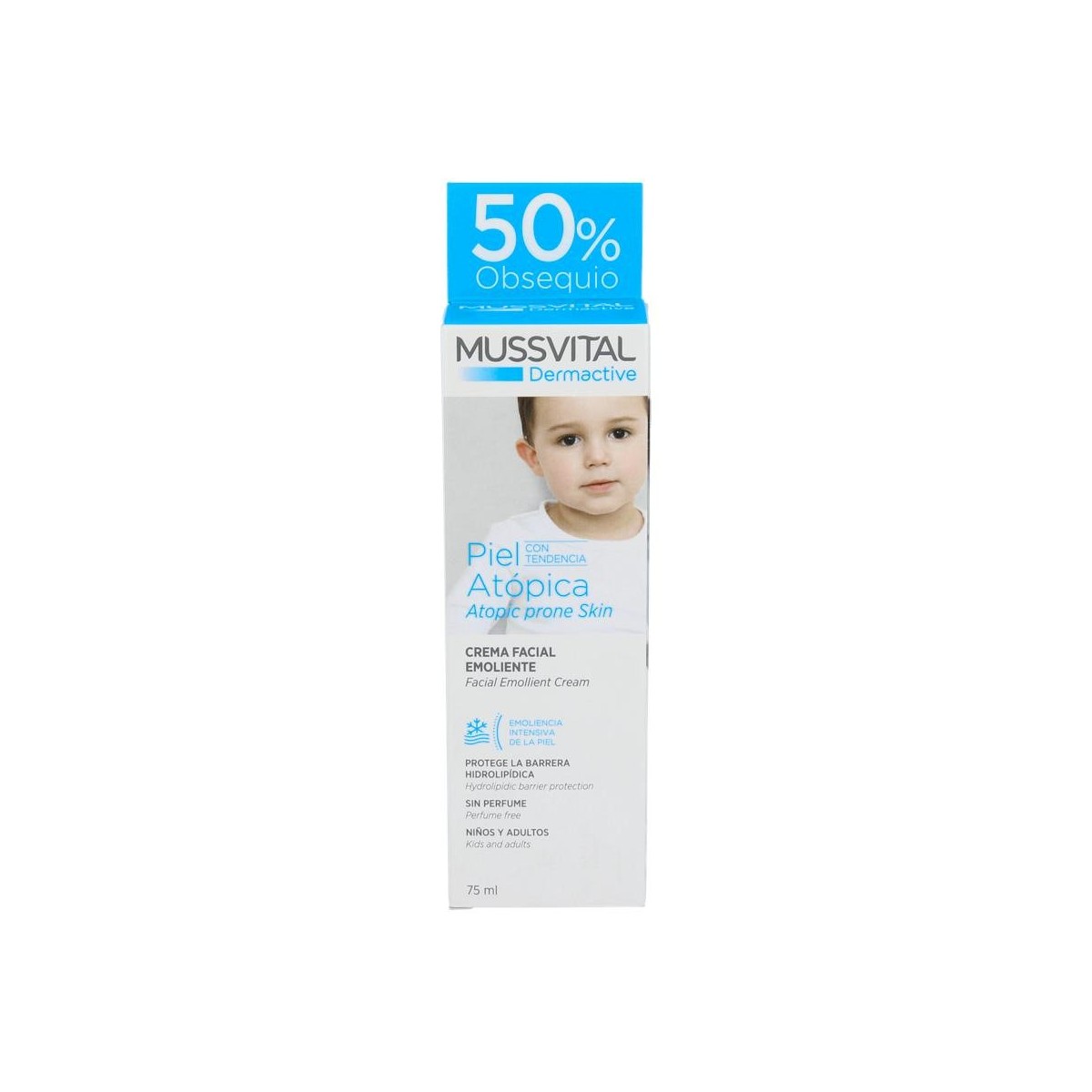 Mussvital Dermactive Crem Faci P Atopica0 75 Ml