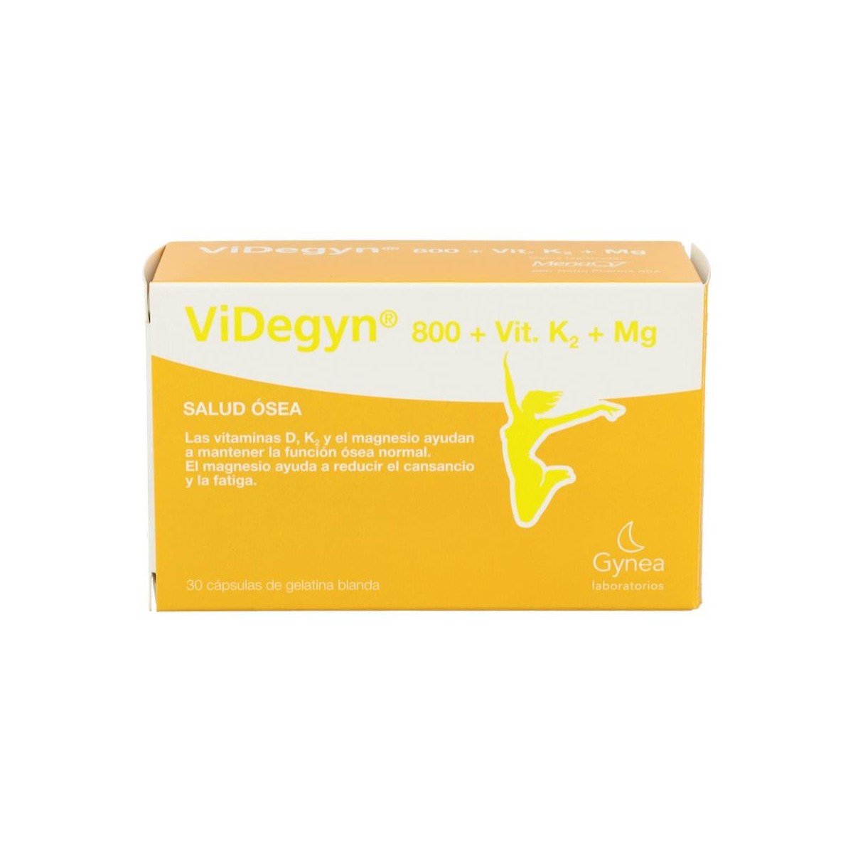 Videgyn 800 Ui +Vit K2 +Mg 30 Capsulas