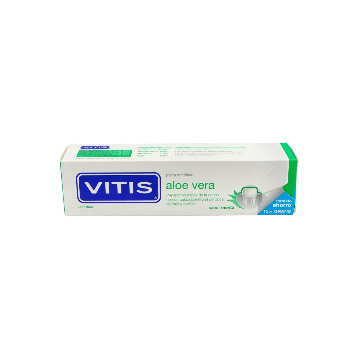 Vitis Pasta Dental Aloe Vera Menta 150 Ml + 15%...