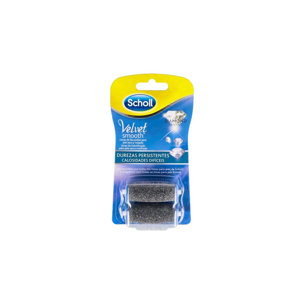 Scholl Recambio Lima Velvet Diamond Dureza...