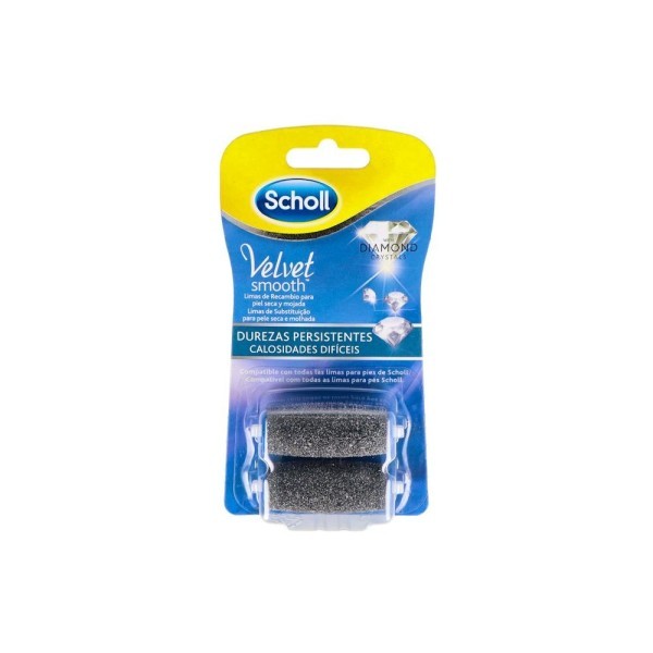 Scholl Recambio Lima Velvet Diamond Dureza Persistente 2 Un