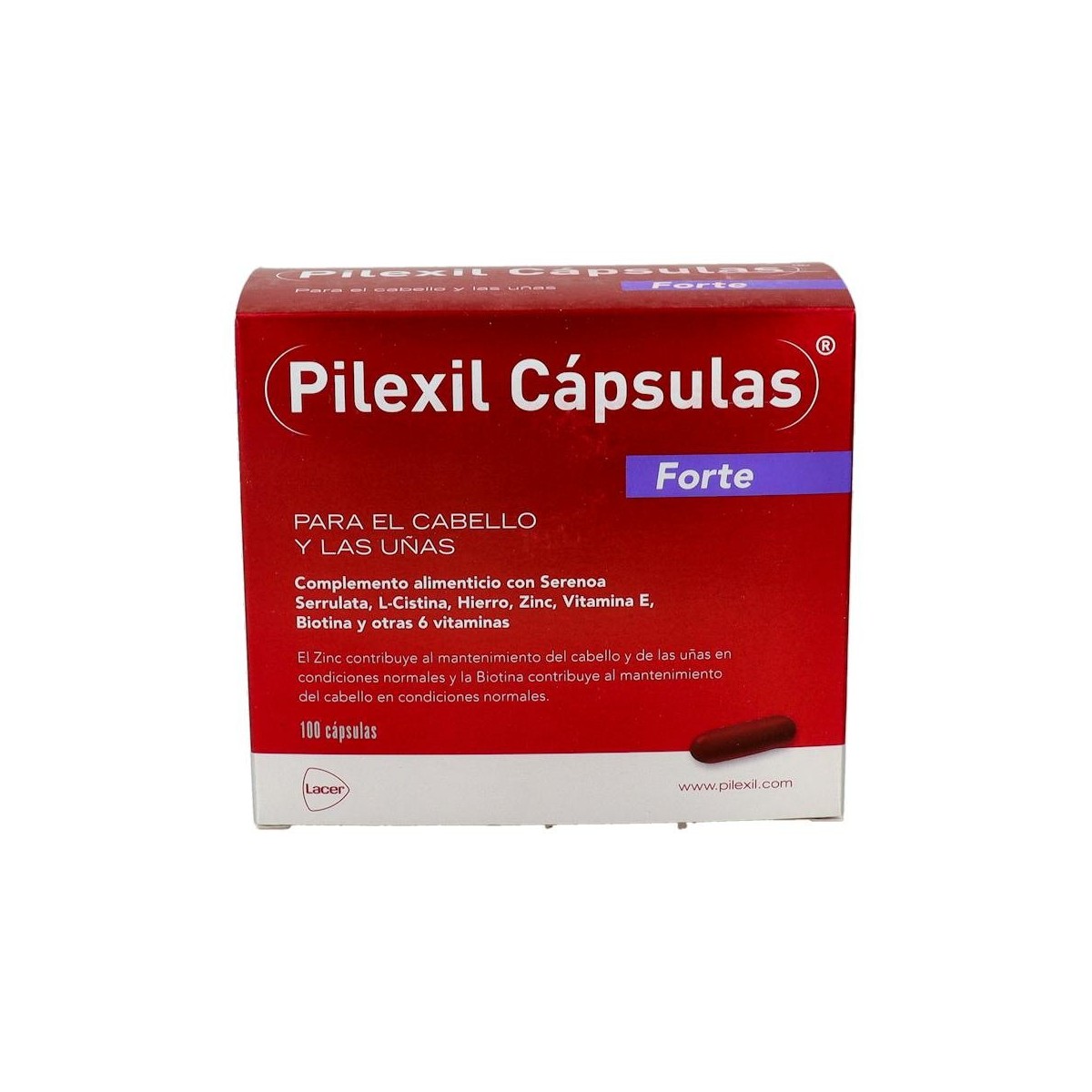 Pilexil Forte Cabello Y Uñas 100 Capsulas