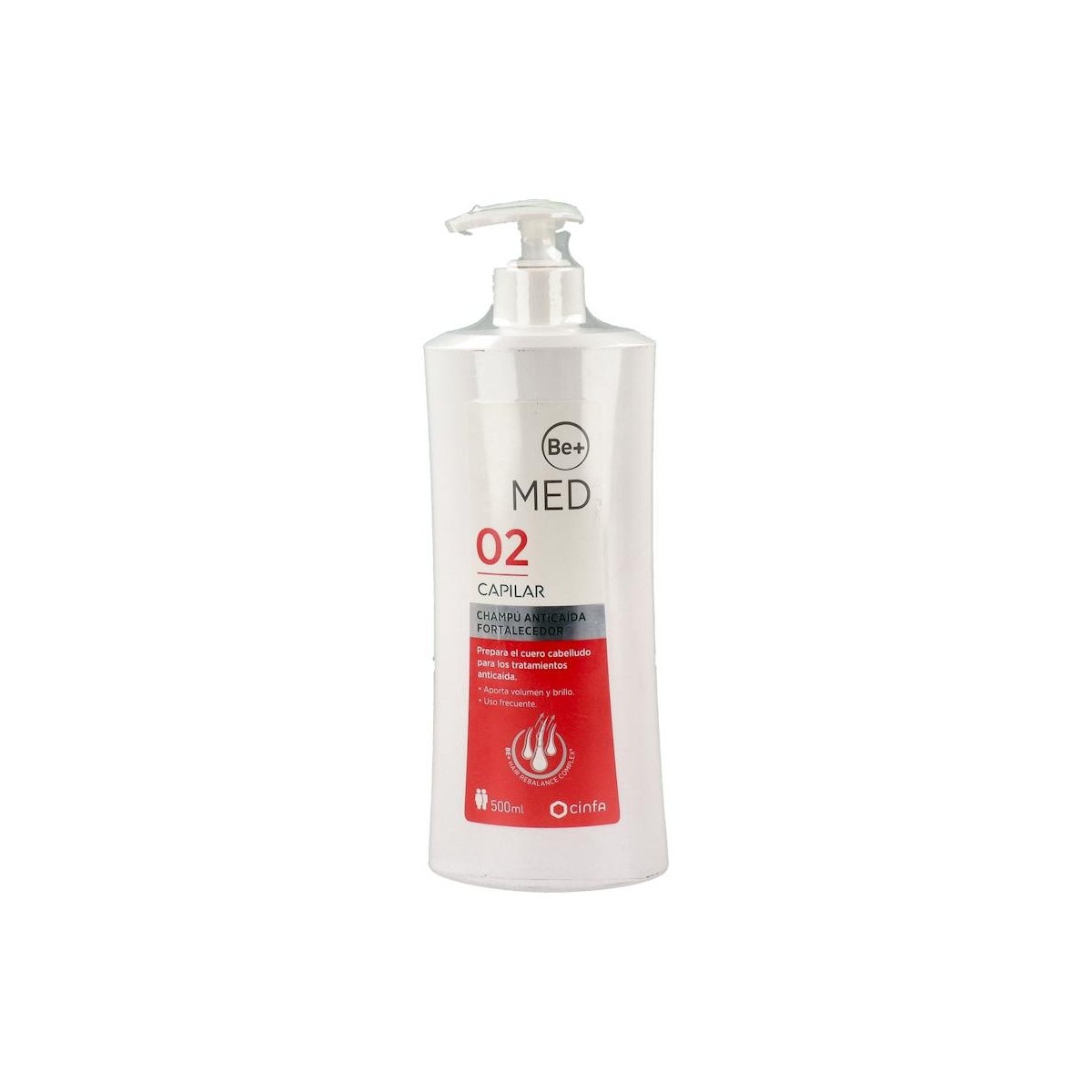 BE+ ANTICAIDA CHAMPU FORTALECEDOR 500 ML