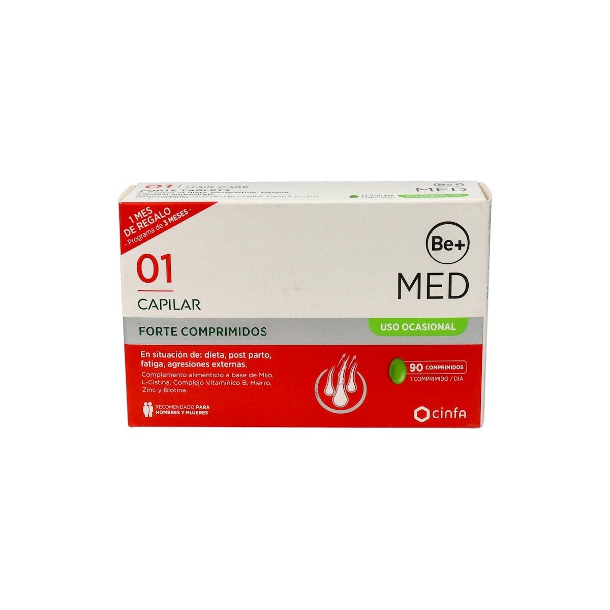 Be+ Capilar Anticaida Ocasional Forte 90 Comp