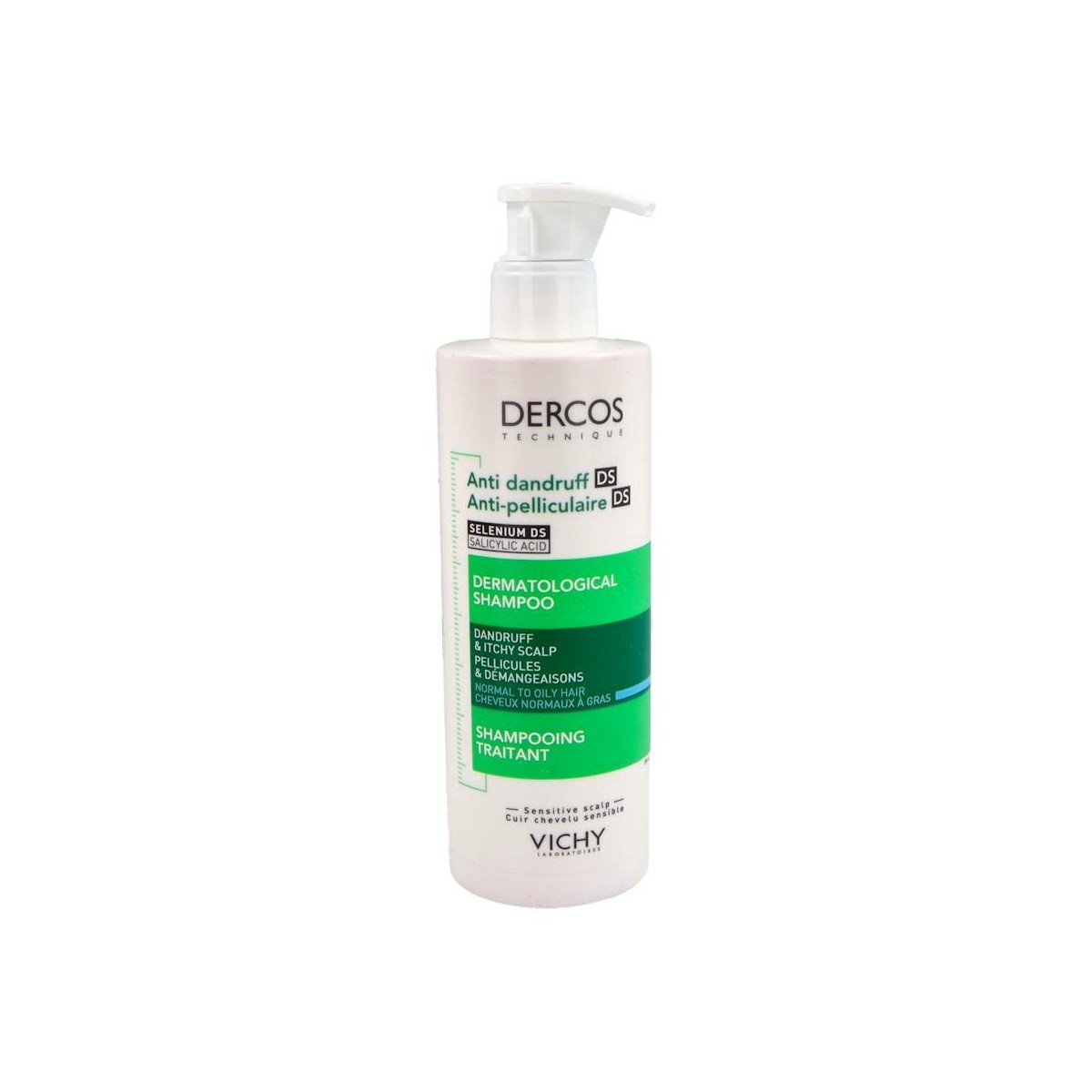 Dercos Champu Anticaspa Cab Graso 400 Ml
