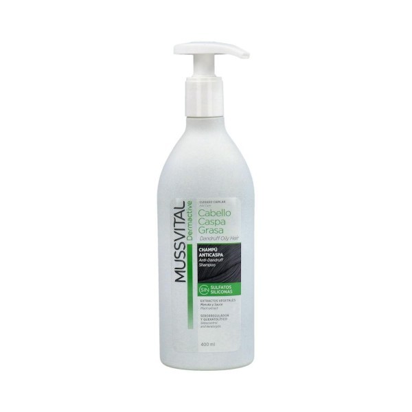 Mussvital Dermactive Champu Caspa Grasa 400 Ml