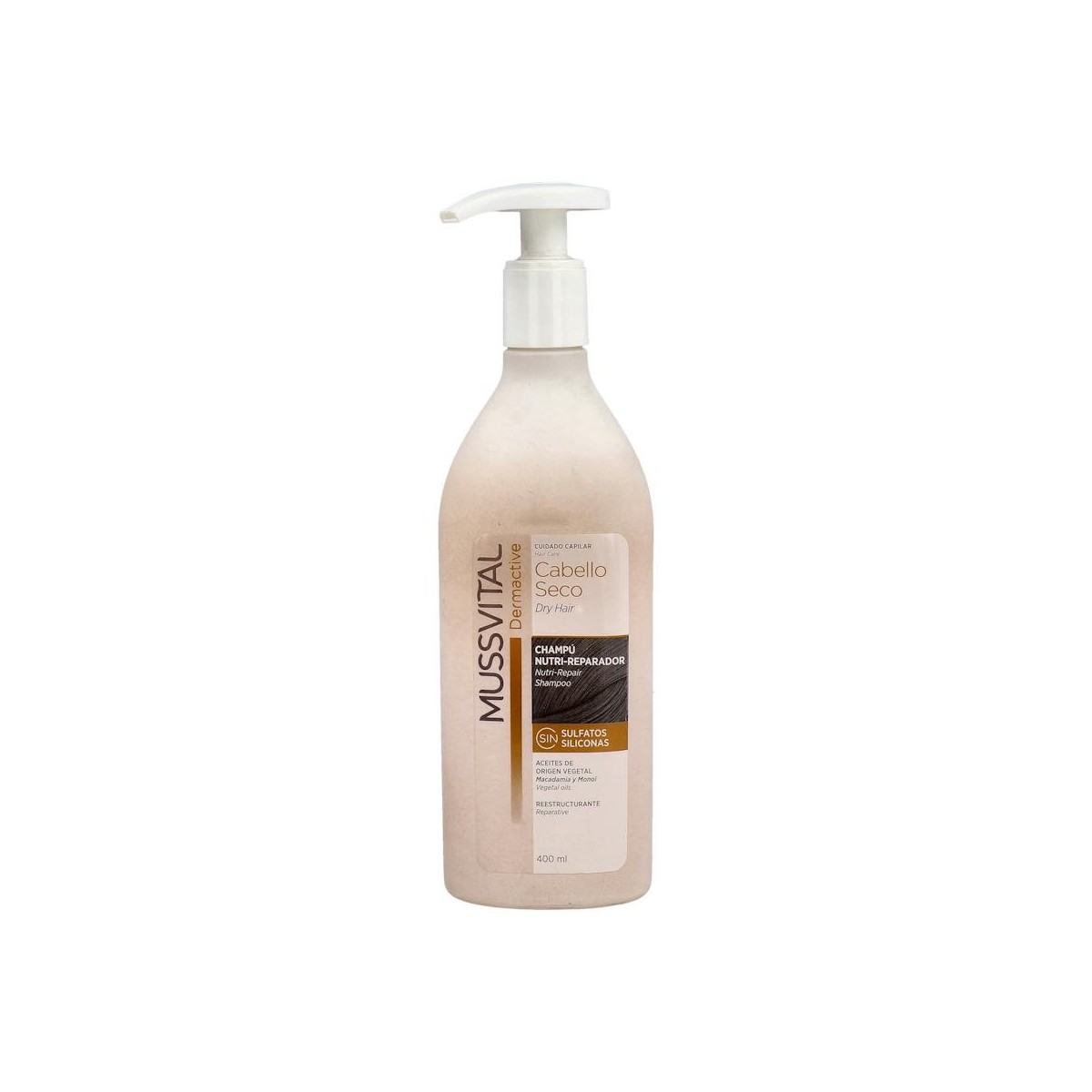 Mussvital Dermactive Champu Cabello Seco 400 Ml