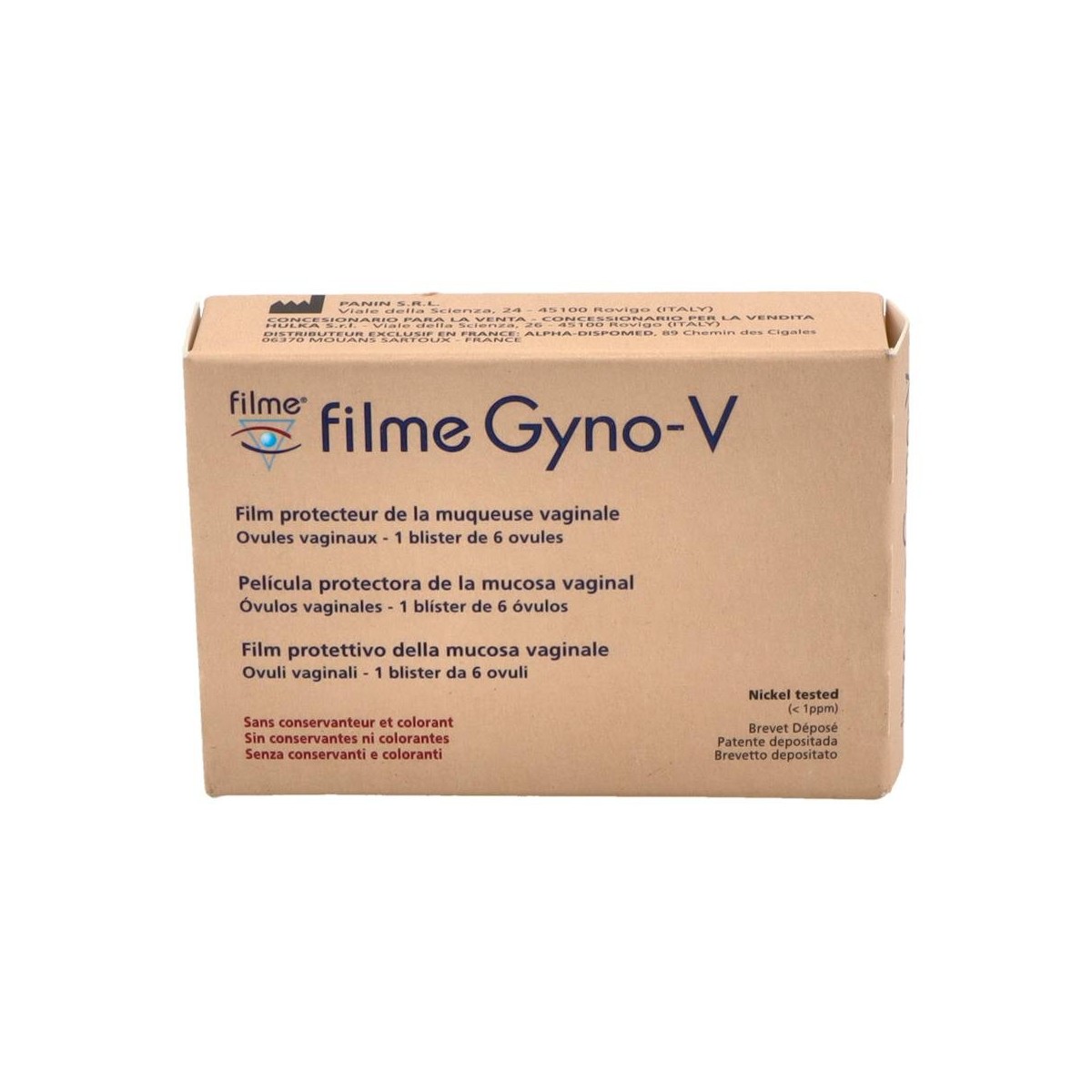 Filme Gyno 6 Ovulos Vaginales