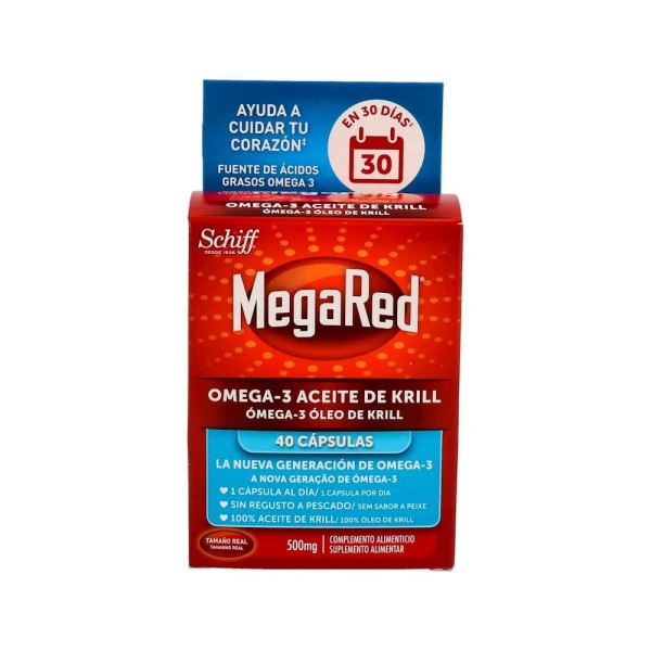 Megared Omega-3 500 Mg 40 Caps