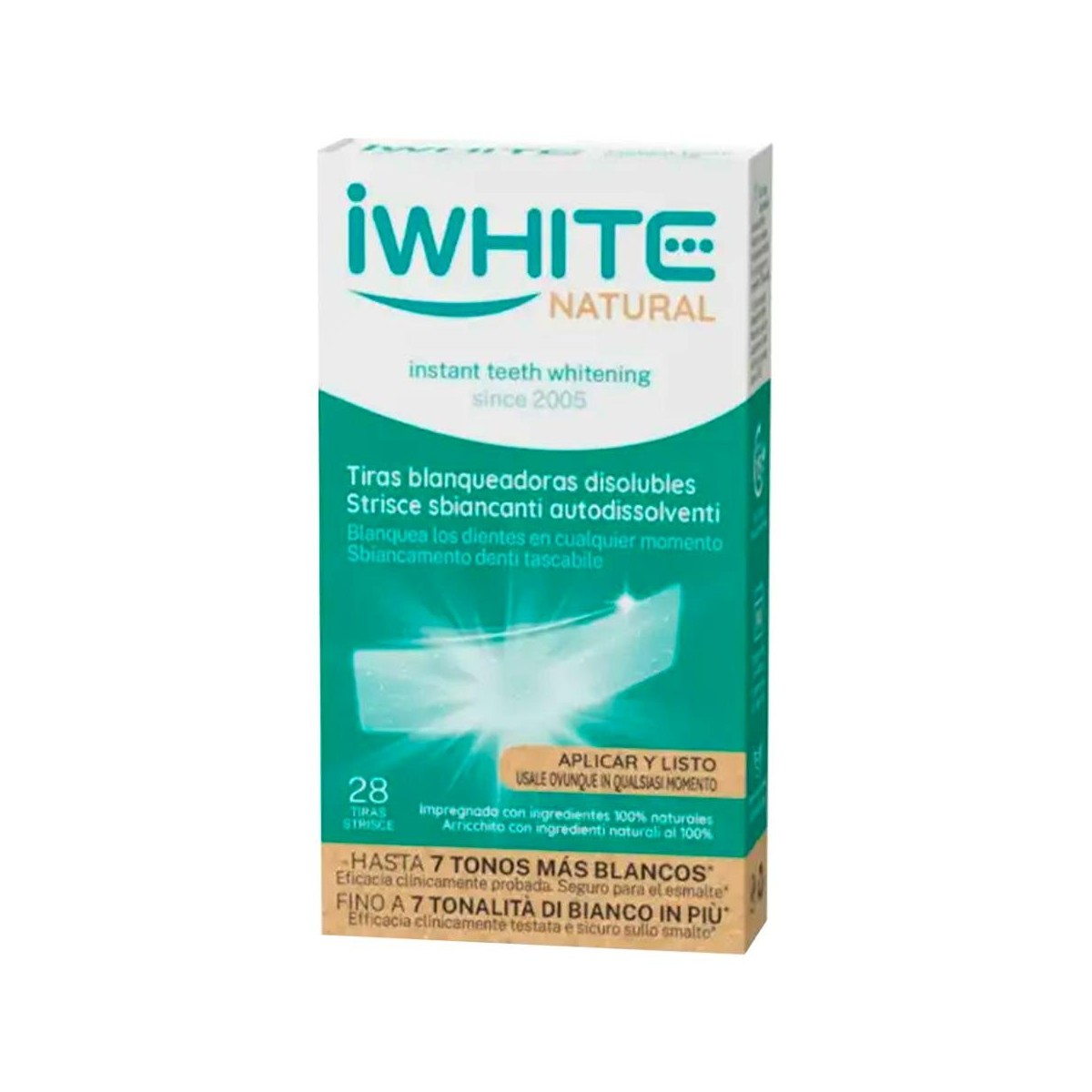 Iwhite Tiras Blanqueadoras Disolubles 28 Tiras