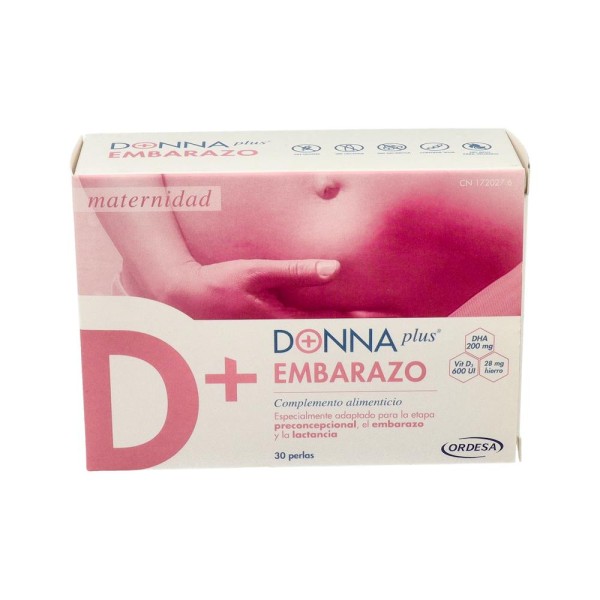Donnaplus+ Embarazo 30 Perlas (Regalo Sachet Bellycalm)