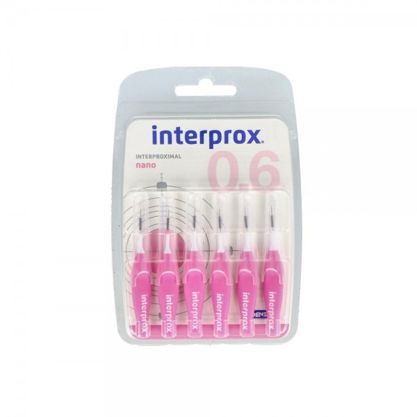 Cepillo Interdental Interprox 4G Nano Recto Rosa 6 U