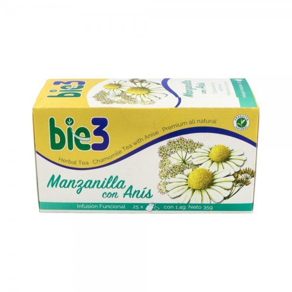 BIE 3 MANZANILLA ANIS INFUS 25BOLS