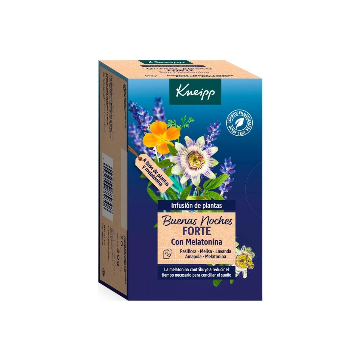 Kneipp® Infusión buenas noches forte + melatonina
