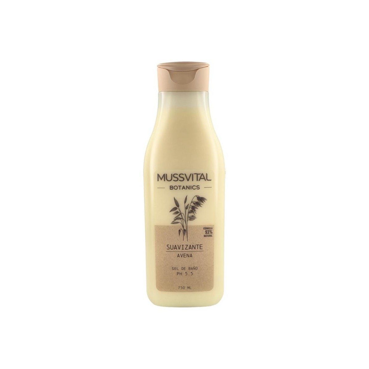 Mussvital Botanics Gel Avena 750Ml